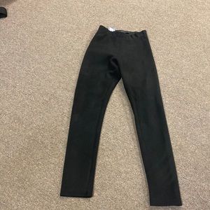Ultra suede petite capri legging.